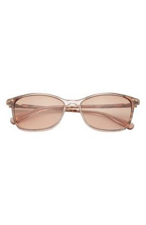 Ted Baker 56mm Full Rim Rectangle Sunglasses in Blush at Nordstrom Rack