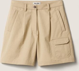 Miu Miu Ripstop Bermudas