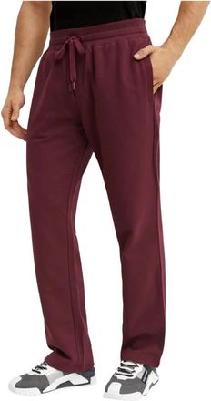Dolce & Gabbana Trainingsbroeken Met Logo - Heren - Sweatpants - Bruin - L - Katoen - Broeken