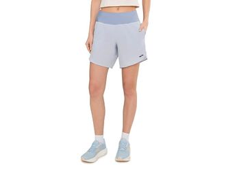 Brooks Chaser 7 Shorts 2.0 Womens Shorts Halogen Blue/Dark Halogen : 2XL (US Womens 20-22), Polyester/Spandex