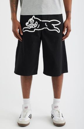 Icecream Fenton 5-Pocket Cotton Twill Shorts in Black at Nordstrom, Size 36