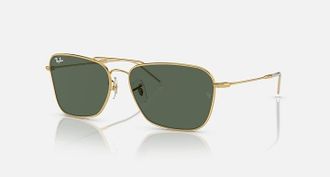 Ray-Ban G-15 Green Rectangular Unisex Sunglasses RBR0102S 001/VR 58