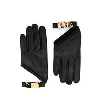 Elisabetta Franchi Cut-out Buckle Gloves