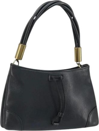 Gucci Pre-owned Handbags, female, Black, Size: ONE SIZE Pre-owned Vintage Shoulder Bag