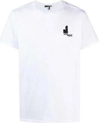 Isabel Marant Zewel T-Shirt - Heren - T-shirts - Wit - L - Katoen - Tops