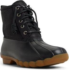 Sperry Top-Sider Saltwater Waterproof Rain Boot in Black at Nordstrom Rack, Size 6.5