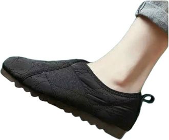 Generic YUJIEBB Shoes Woman Autumn Slip-onFall Winter Slip On Fabric Women Shoes Autumn Slip-on Fall Slip On Winter