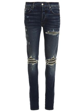 Amiri Blue Skinny Mid Rise Jeans