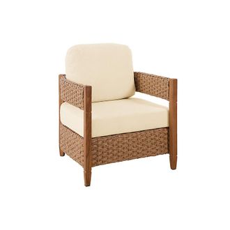 Ballard Designs Cypress Lounge Chair Replacement Cushions - Seat and Back Set - Canvas Navy - Ballard Designs