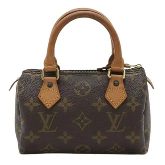 Louis Vuitton Pre-owned Mini Bag - Dames - Pre-owned - Bruin - Maat: ONE Size Leer