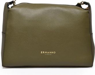 Ermanno Scervino Victoria Large Shoulder Bag with Adjustable Strap and Zip Closure
