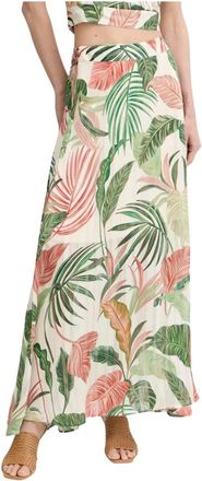 Guess Romana Maxi Rok - Dames - Maxi Rokken - Veelkleurig - S - Polyester - Rokken