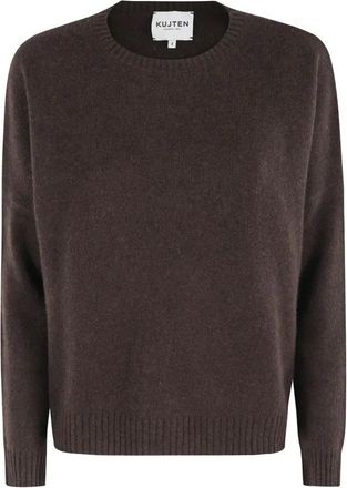 Kujten Kujten, Truien & Vesten, Dames, Bruin, L, Wol, Amelie Sweater