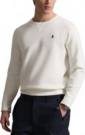 Ralph Lauren Fleece Sweatshirt In White