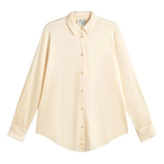 Forte_Forte Overhemden, Dames, Beige, M, Shirts