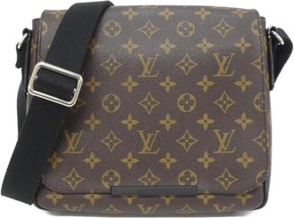 Louis Vuitton Monogram Macassar Marron Coated Canvas Shoulder Bag (Pre-Owned)