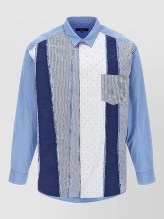 Comme Des Gar&ccedil;ons cotton patchwork shirt
