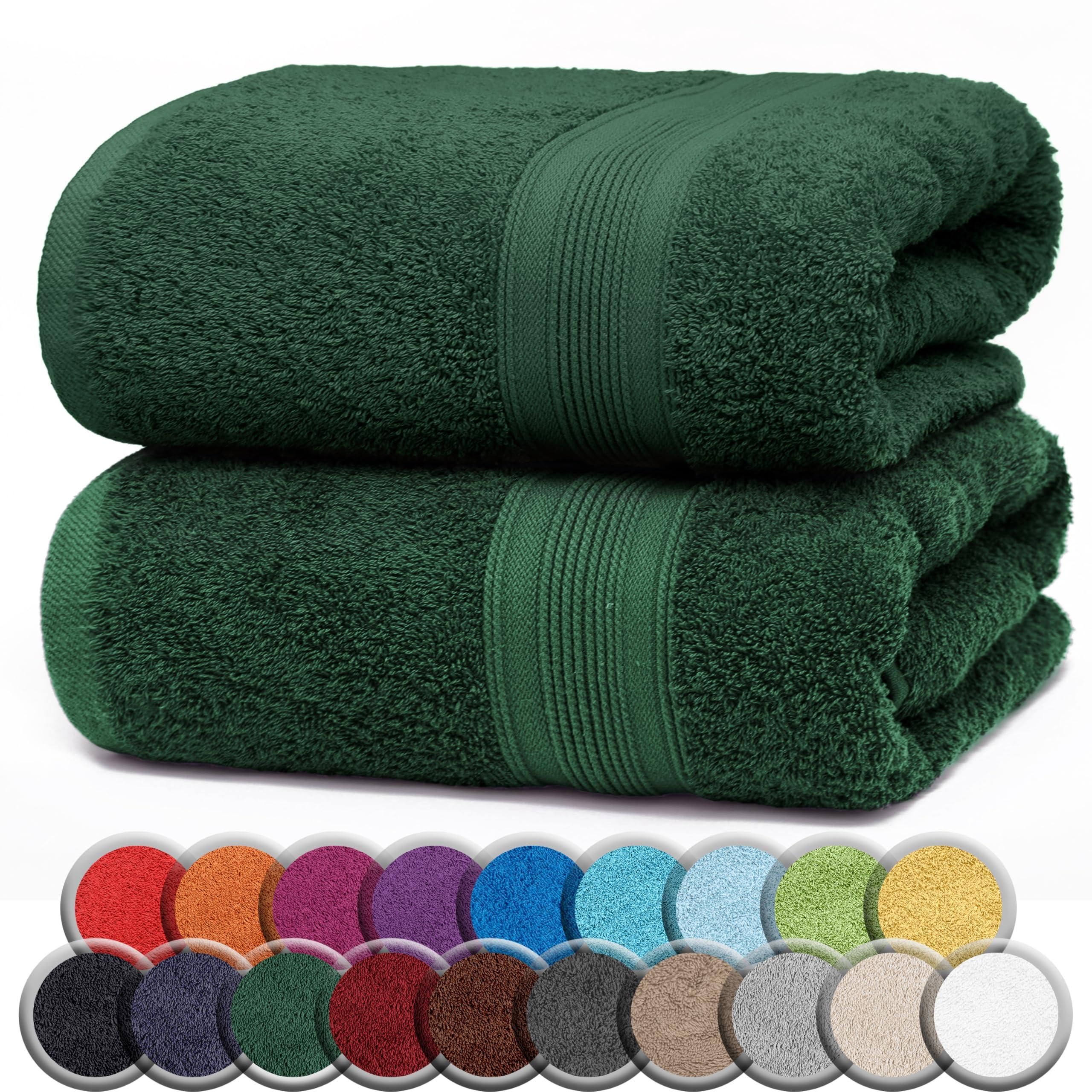 NatureMark Frottier-Handtücher – 8er Pack, 50x100 Cm, 100% Baumwolle