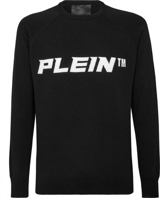 Philipp Plein Wool Pullover Round Neck LS