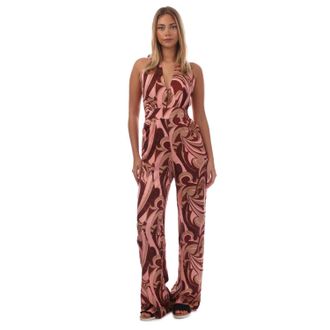 HUGO BOSS Hugo Womens Kalant Jumpsuit in Multi colour - Multicolour Viscose - Size 6 UK