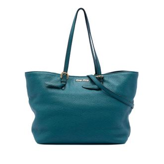 Miu Miu Pre-owned Miu Miu Large Vitello Daino Convertible Shopper Tote Ladies 44IUXODP1FACXPIW