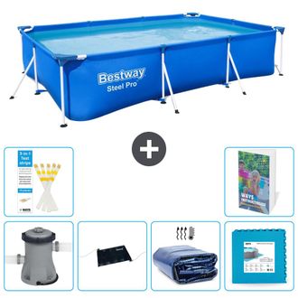 Bestway Piscina Bestway Steel Pro Rectangular - 300x201x66 Cm - 7-piezas S340
