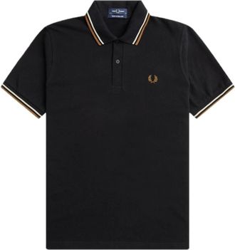 Fred Perry M12 Polo - Heren - Polos - Zwart - 3XS - Katoen - Tops