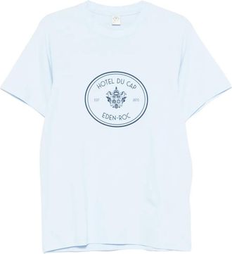 Sporty & Rich T-shirt Eden con stampa - Blu