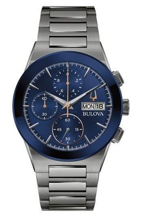 Bulova Millennia Bracelet Watch, 41mm in Gray at Nordstrom Rack