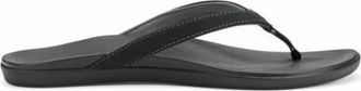 Olukai Womens Hoopio Sandal In Onyx/onyx
