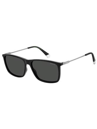 Polaroid Mens 4130/s/xb Rectangular Sunglasses In Black/grey