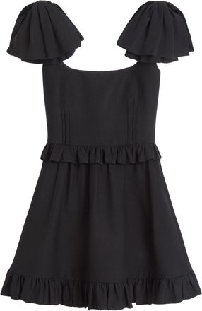 Valentino Garavani Crepe Couture Mini Dress - Womens - Silk/Virgin Wool