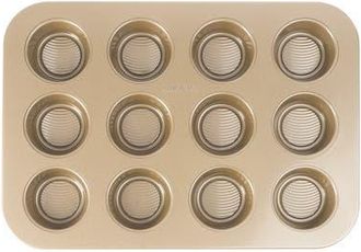 Cuisipro 12-Cup Steel Nonstick Muffin Baking Pan in Brown at Nordstrom