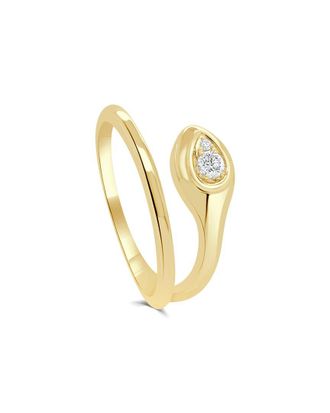 Sabrina Designs 14K 0.07 Ct. Tw. Diamond Snake Wrap Ring