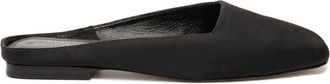 Studio Chofakian Studio 146 square-toe mules - women - Calf Leather/Fabric/Calf Leather - 35 - Black