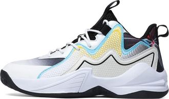 Generic Mens Fashionable Basketball Shoes with Anti Slip Wear-Resistant Rebound Grip Indoor Outdoor Sports Training Boots Walking Shoes(Black,8.5 UK)