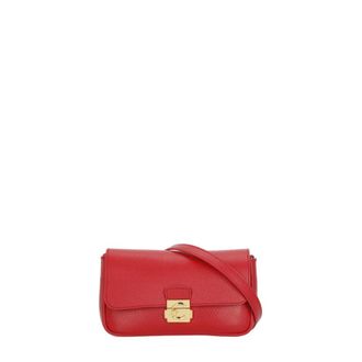 Coccinelle C-Me Lock Shoulder Bag - female - Coccinelle - Cross Body Bags - Red - ONE SIZE - Bags