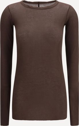 Rick Owens T-shirt a maniche lunghe Woman 42