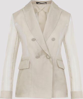 Pianoforte di Max Mara Slogan Organza Jacket