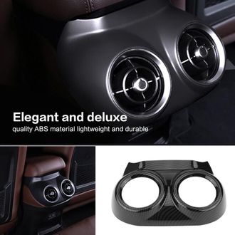 OEM Embellecedores De Lujo Para Las Rejillas De Ventilaci&oacute;n Traseras Del Interior Del Alfa Romeo Stelvio