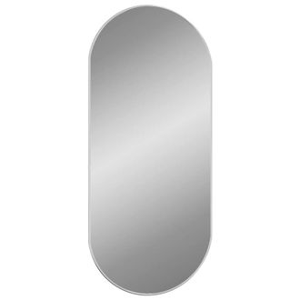Berkfield Home Wall Mirror Silver 100x45 cm Oval