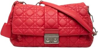 Dior Pre-owned New Lock Bag - Dames - Vintage Schoudertas - Rood - ONE Size - Leer - Vintage