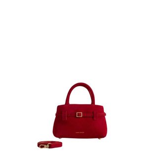 Manu Atelier Handbags, female, Red, Size: ONE SIZE Top Handle Bag