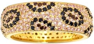 Native Gem Mini Billionaire Ring in Leopard Maneater at Nordstrom, Size 7