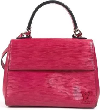 Louis Vuitton Tweedehands leren Louis Vuitton tassen - Dames - Vintage Handtas - Roze - ONE Size - Leer - Vintage