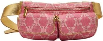 Celine Pre-owned Belt Bags, female, Pink, Size: ONE SIZE Pre-owned Vintage Sling Bag