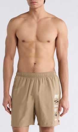 Nike 7-Inch Volley Swim Shorts in Khaki at Nordstrom Rack, Size X-Large
