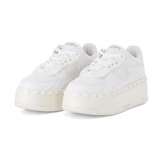 Valentino Dames, Schoenen, Wit, Maat: 40 1/2 EU Leer