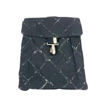 Chanel Vintage, unisex, Zwart, ONE Size, Nylon, Pre-owned Vintage Rugzak