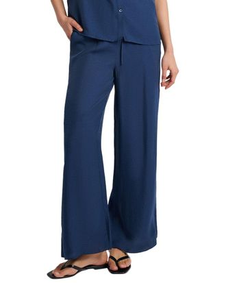 Onia Crinkle Wide Leg Drawstring Pant